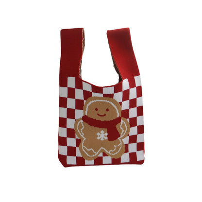 A small bag knit bag handbag