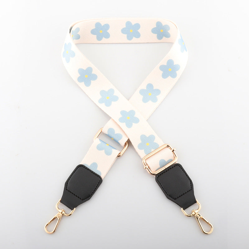 A new bag shoulder strap, lengthened adjustable oblique span, widened canvas bag strap, men's and women's bag transformation replacement strap shoulder strap