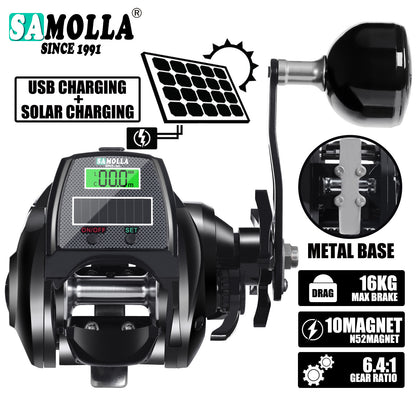 A XL Wide-body Digital Display Reel – Durable & Smooth
