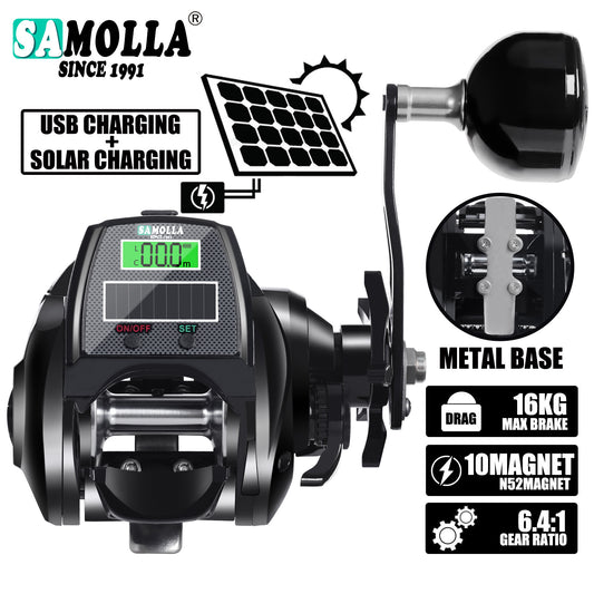 A XL Wide-body Digital Display Reel – Durable & Smooth