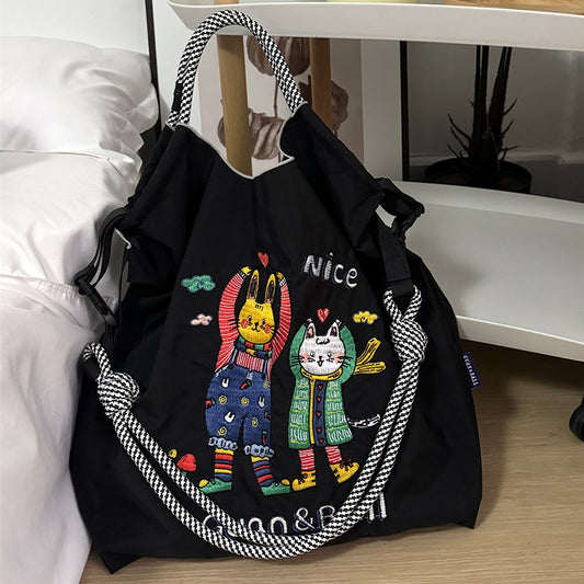 A ball chain bag handbag women's new messenger commuter armpit bag women's shoulder large capacity tote bag