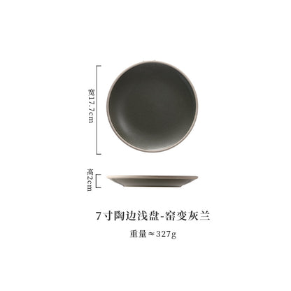 A Western food plate ceramic tableware