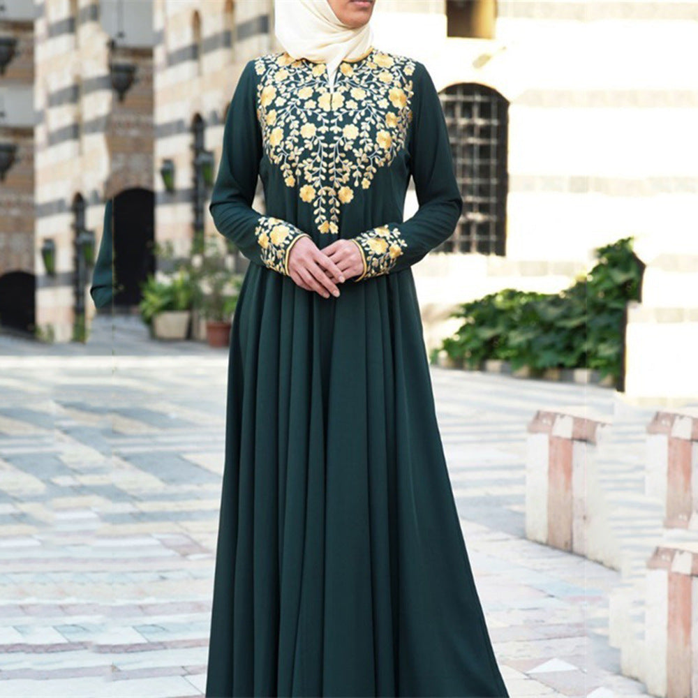 A long dress printed fashion dress