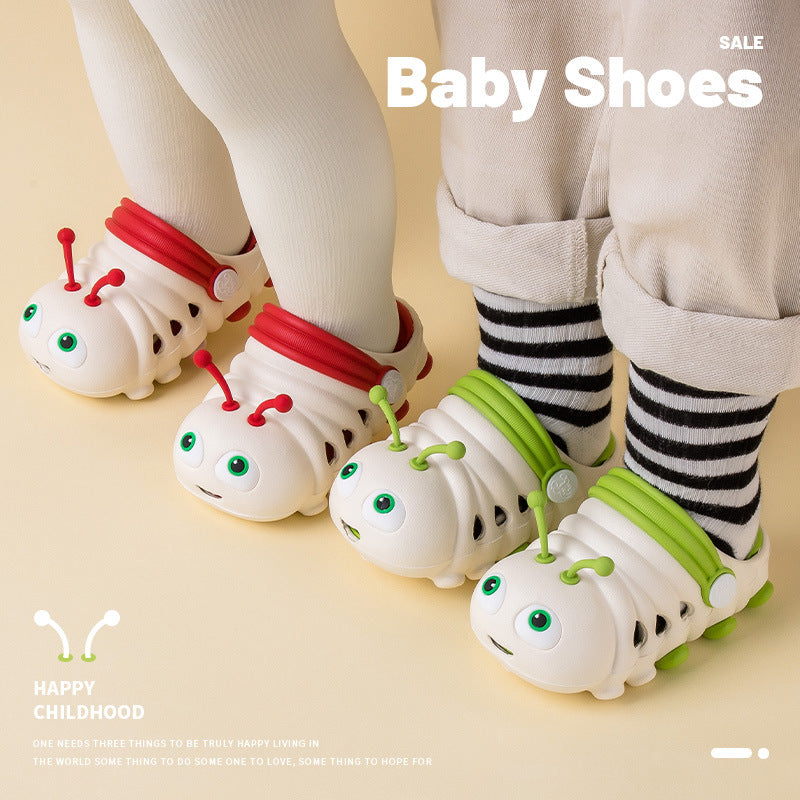 A children's hole shoes