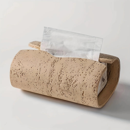 A resin tissue box