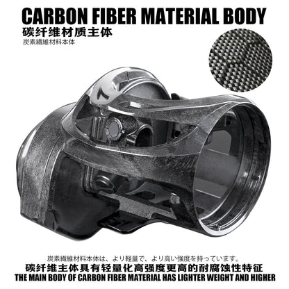 A Carbon Fiber Baitcasting Reel – Long-cast, Lightweight & Durable