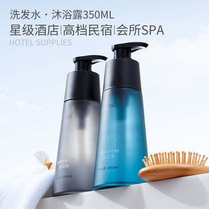 350Ml Hotel Hotel Large Bottle Shampoo Body Wash Conditioner Centella Fragrance Wash Kit