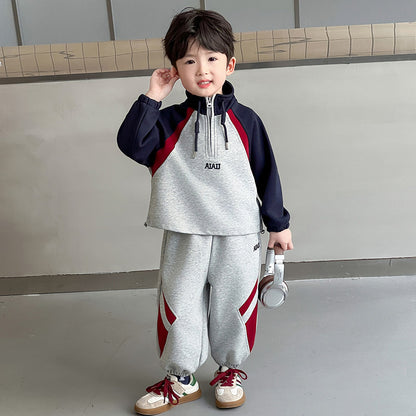 A children's sweater set
