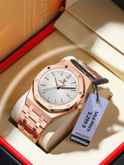 A men's watch waterproof luminous fashion new quartz watch live foreign trade explosion 924