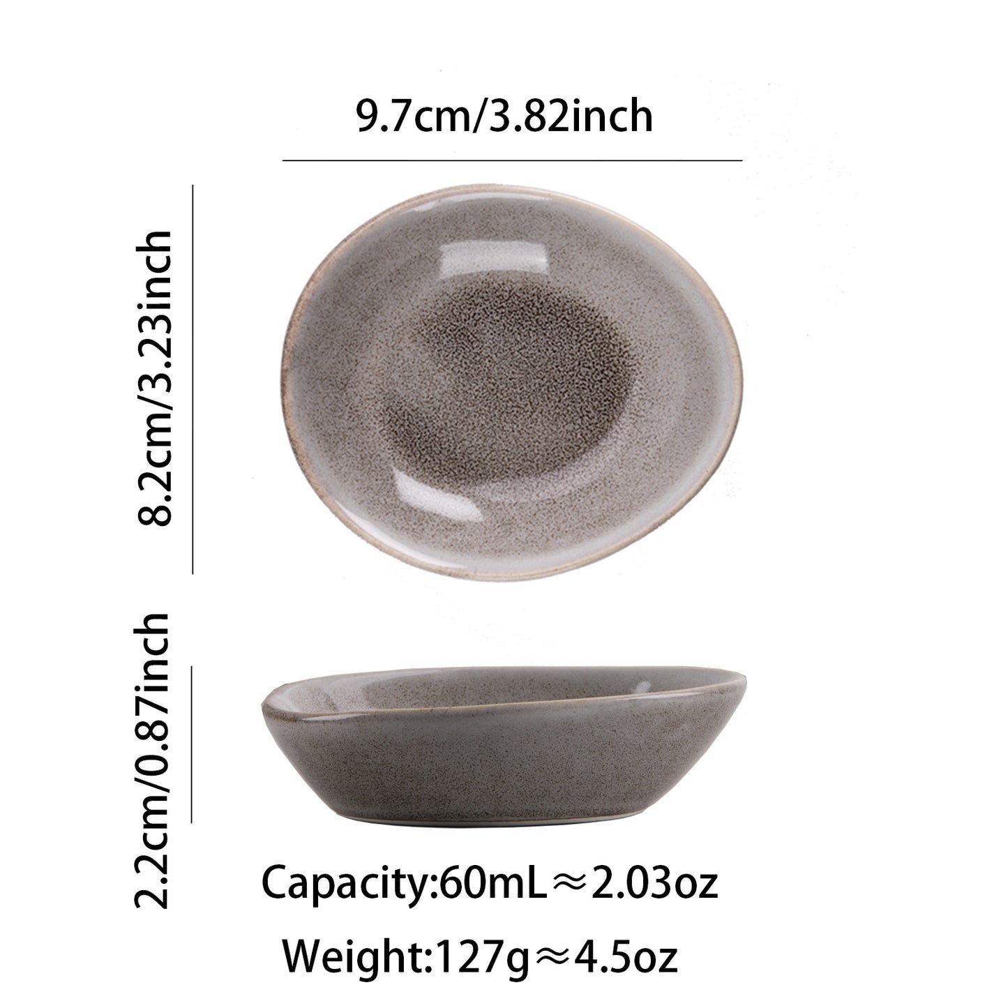 A Japanese kiln ceramic tableware creative hotel steak plate