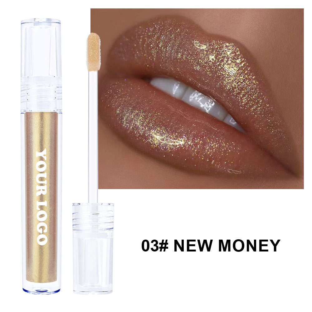 A mirror water gloss lip gloss lip glaze —— Customizable logo MOQ 100 pieces