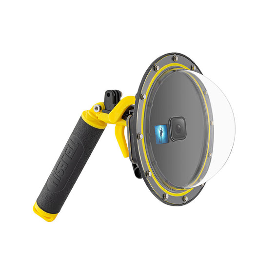 A Compatible with GoPro 13/12/11/10/9 Snorkeling Dome Port Waterproof Housing