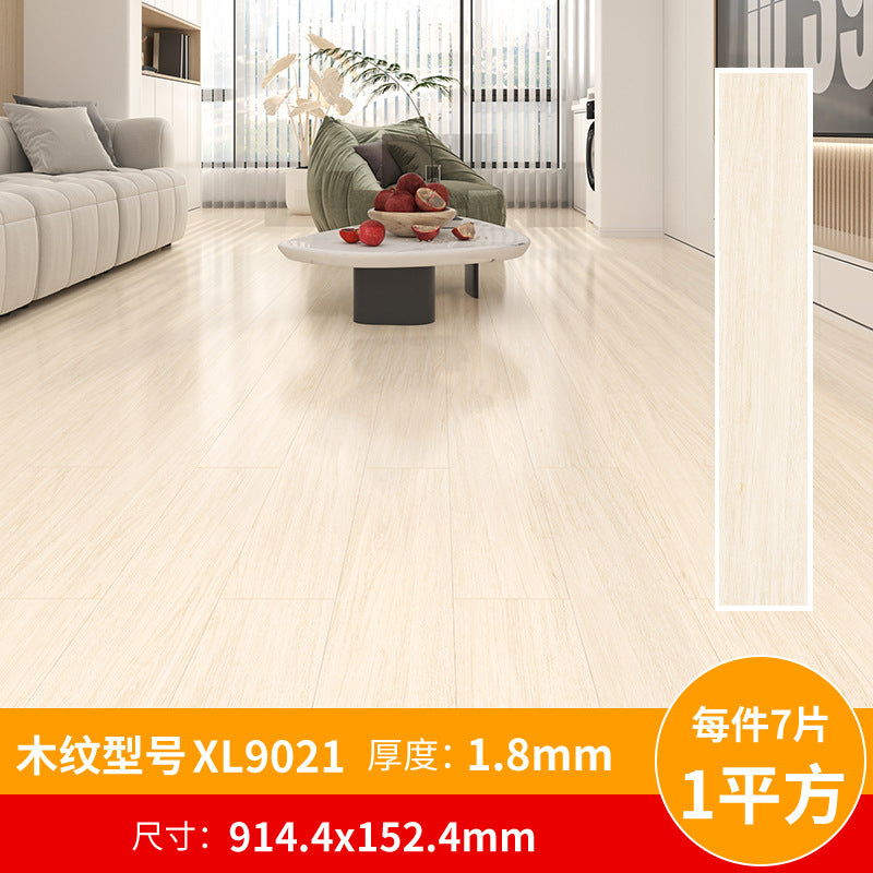 A pvc plastic floor wood grain floor