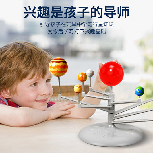 A solar system teaching model