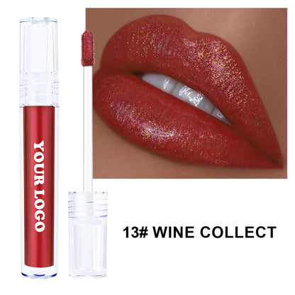 A mirror water gloss lip gloss lip glaze —— Customizable logo MOQ 100 pieces