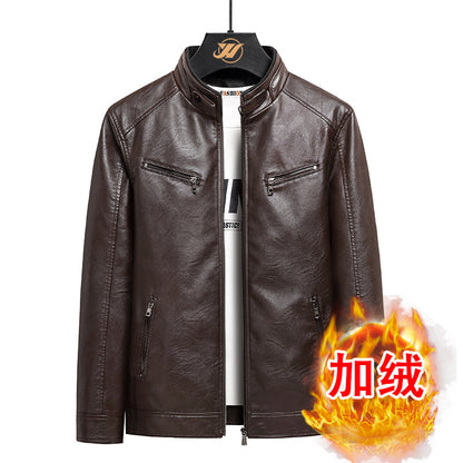 A leather jacket for men