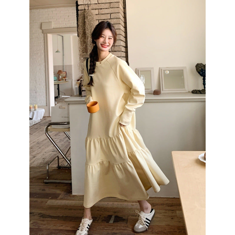 A sweater dress