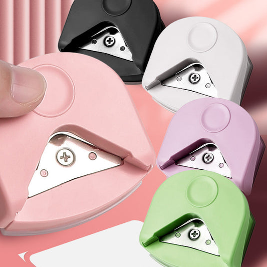 A fillet R4 chamfer paper cardboard photo fillet plastic sealing film fillet card right angle sharp corner cutter