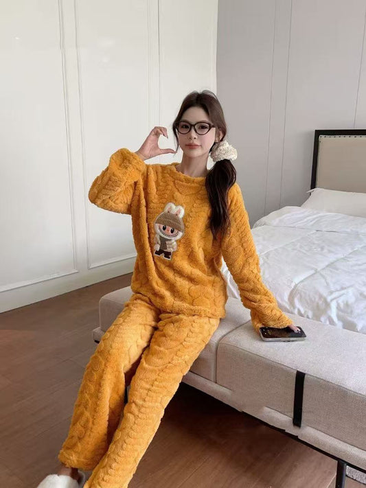A thermal pajama set