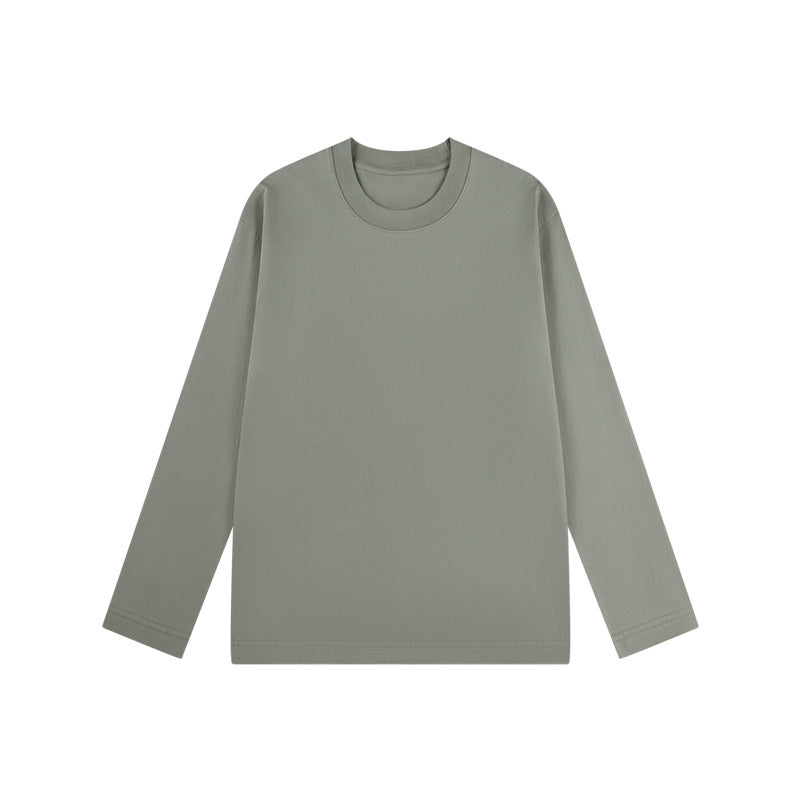 A cotton long-sleeved top