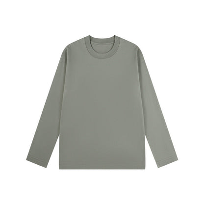 A cotton long-sleeved top