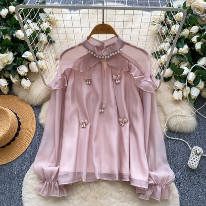 A long-sleeved top