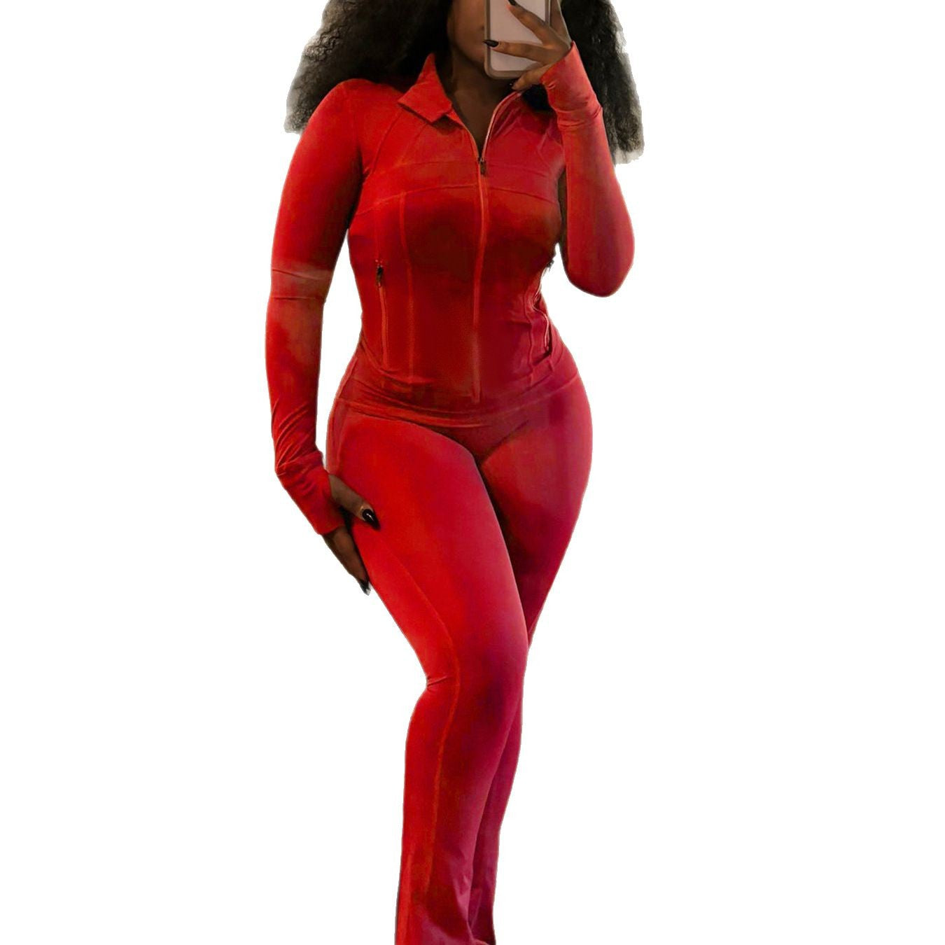 A Sports Long Sleeve Suit