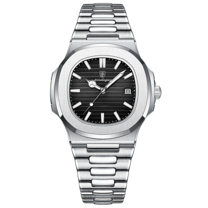 A waterproof luminous new men's watch men's ultra-thin quartz watch