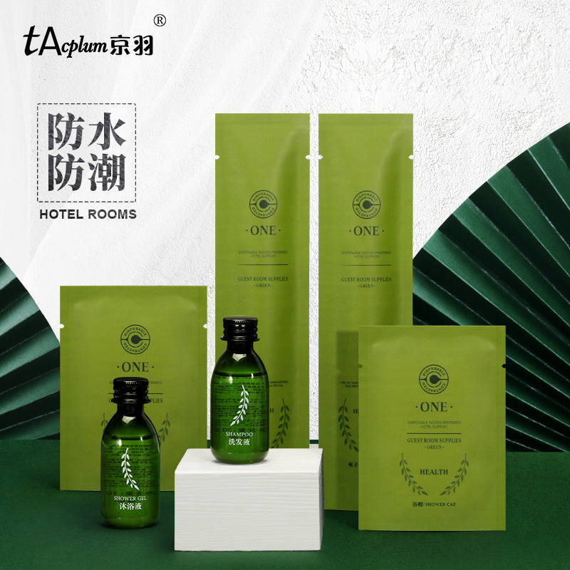Hotel Supplies Disposable Washing Toothbrush Toothpaste Set High-end Hotel Homestay Special Toothware