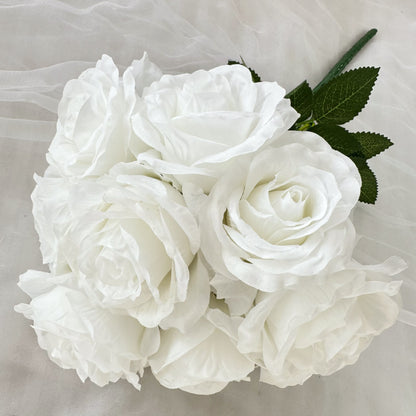 A 9 head Anna rose wedding home decoration rose auditorium hotel scene set DIY design fake flower