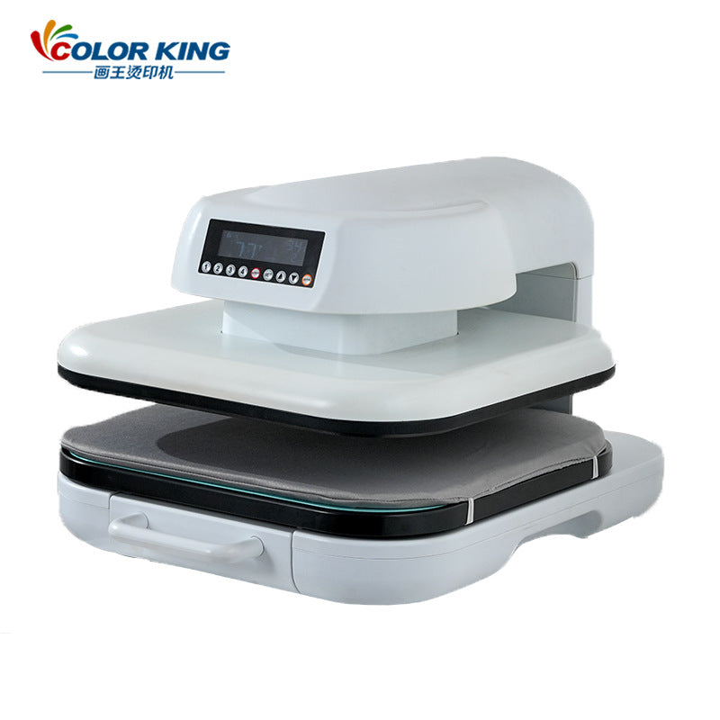 A intelligent electric hot press clothes printing machine baseplate pullable set garment 38 * 38cm heat transfer machine sublimation
