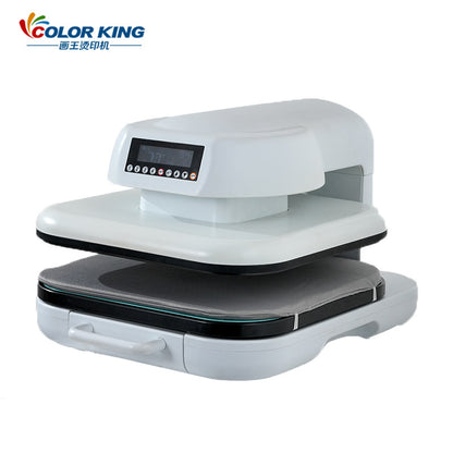 A intelligent electric hot press clothes printing machine baseplate pullable set garment 38 * 38cm heat transfer machine sublimation