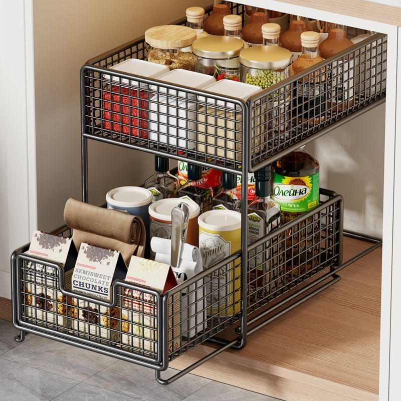 P pull-out storage rack