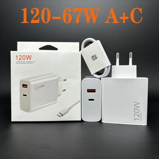 A 67W 120W European Charger