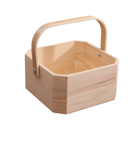A  gift wooden box birthday party packaging