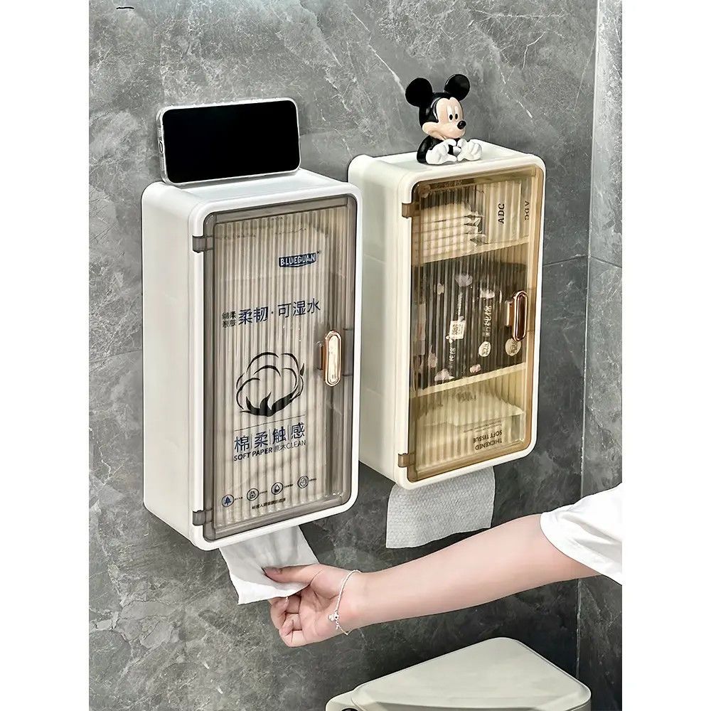 P toilet paper rack wall-mounted waterproof