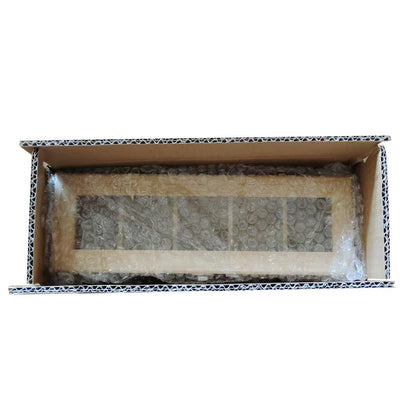 P Bamboo Wood Doge Wenwan Walnut Storage Box Babao Tea Coffee Storage Box Yagli Board Transparent Solid Wood Finishing Box