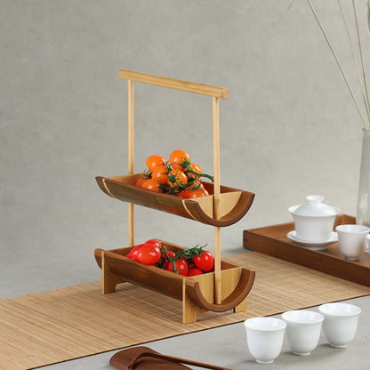 p handle refreshment plate bamboo products desktop