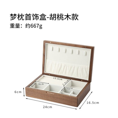 P Walnut Jewelry Box Jewelry Storage Box