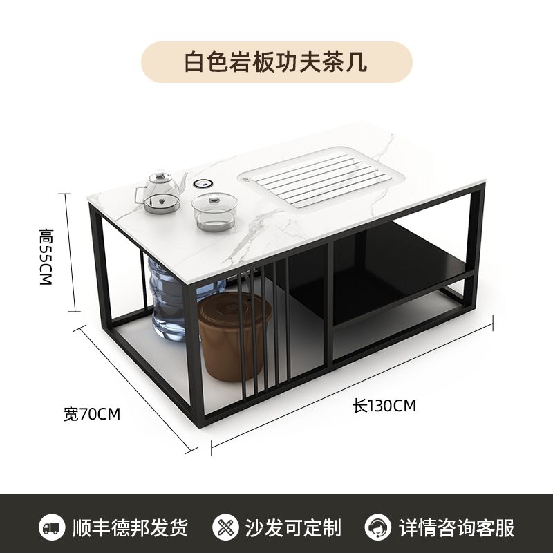沙发茶几组合真皮质三人位 - Mixbatch