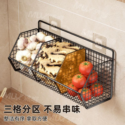 P wall-mounted storage rack