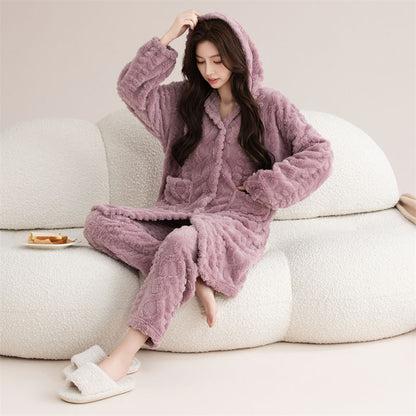 P plush pajama set