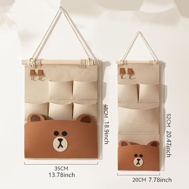 P felt storage hanging bag