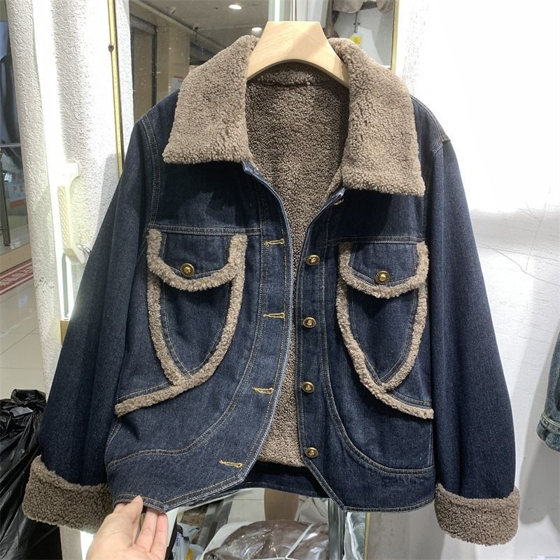 P denim jacket top
