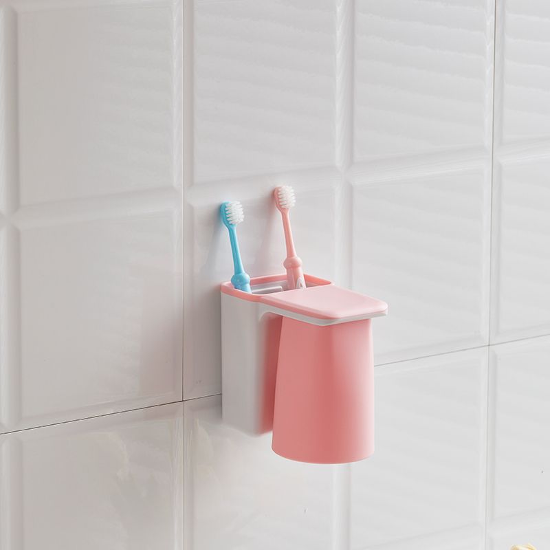 Internet celebrity upside-down magnetic brushing cups, mouthwash cups, wall-mounted household multi-functional toothpaste, toothbrushes, shelves, storage racks - Mixbatch