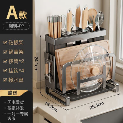 P Tool holder Shelf Multifunctional Kitchen Countertop Storage Rack