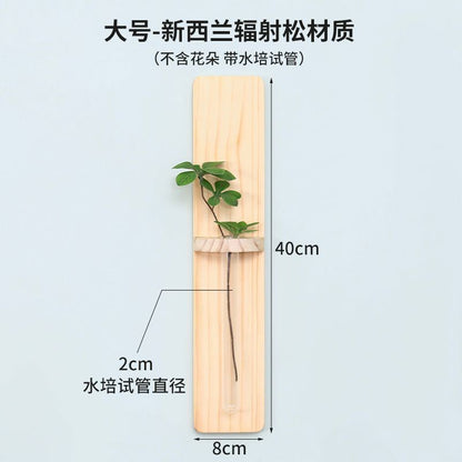P Log Flowers Dried Flower Arranger Hydroponic Glass Test Tube Vase