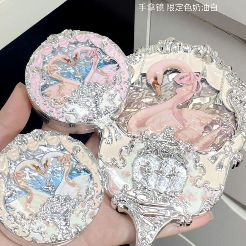 P Swan Ballet Handheld Makeup Mirror