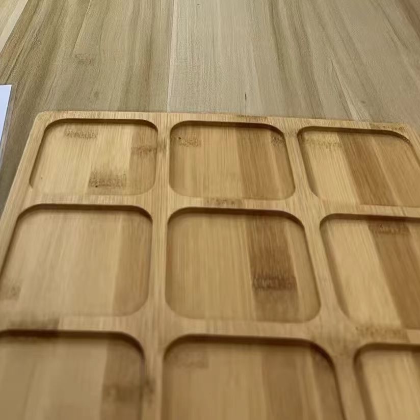 صينية من الخيزران، صينية شبكية للمرطبات، صينية فواكه مجففة، صينية حلوى ووجبات خفيفة 