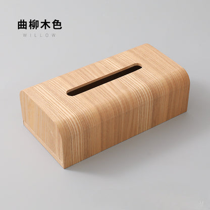 A Wooden tissue box